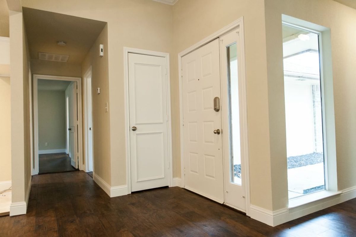 The entry hall.